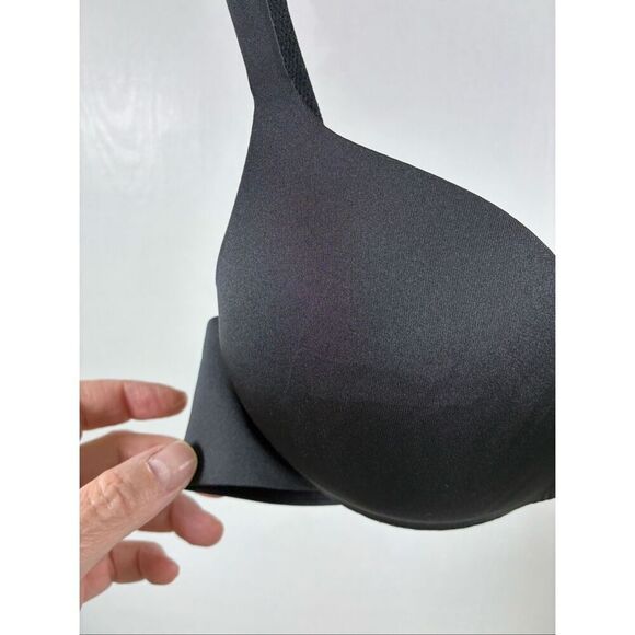 SKIMS NWT Push Up Plunge Bra in Onyx Size 32A - Picture 3 of 9